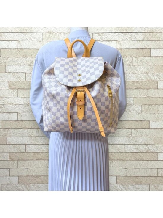 Louis Vuitton Sperone Damier Azur Backpack Canvas main image 9